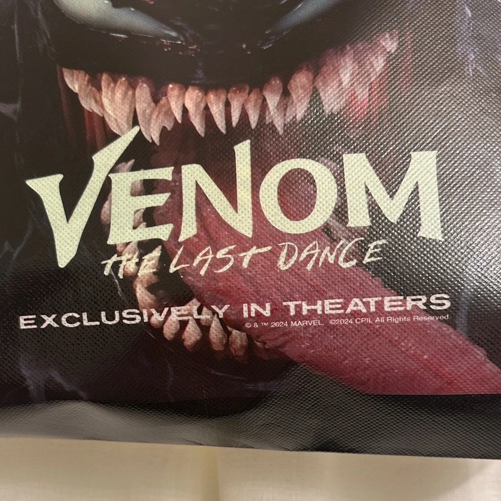Marvel Venom Last Dance Black Graphic Tote Bag